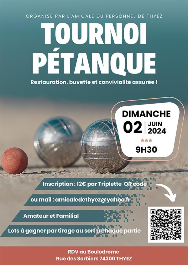 Tournoi de pétanque